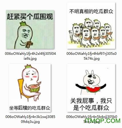 吃瓜搞笑表情素材,趣味表情，解锁欢乐时光